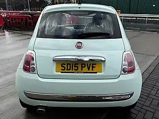 Used 2015 Fiat 500 Lounge Green - Interior and Exterior details 9