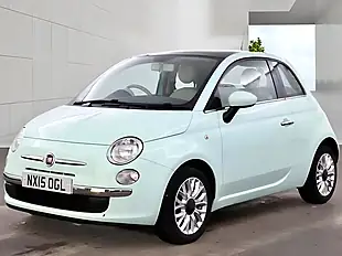 Used 2015 Fiat 500 Lounge Green - Interior and Exterior details 3