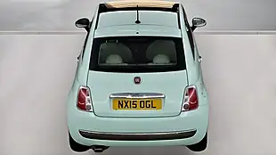 Used 2015 Fiat 500 Lounge Green - Interior and Exterior details 6