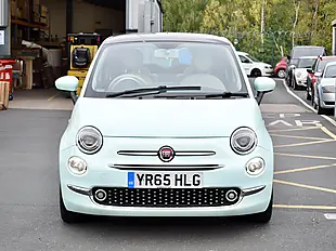 Used 2015 Fiat 500 Lounge Green - Interior and Exterior details 2