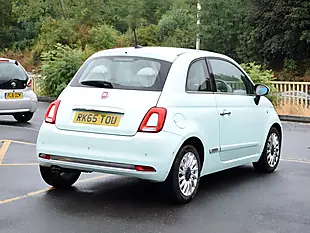 Used 2015 Fiat 500 Lounge Green - Interior and Exterior details 9
