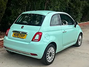 Used 2015 Fiat 500 Lounge Green - Interior and Exterior details 3