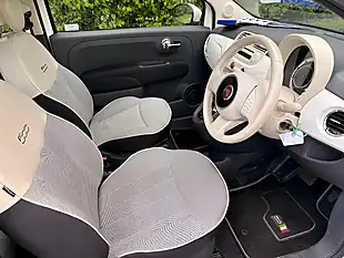 Used 2015 Fiat 500 Lounge White - Interior and Exterior details 11