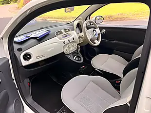 Used 2015 Fiat 500 Lounge White - Interior and Exterior details 12