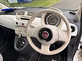Used 2015 Fiat 500 Lounge White - Interior and Exterior details 13