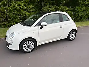 Used 2015 Fiat 500 Lounge White - Interior and Exterior details 2