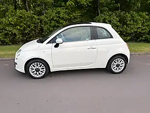 Used 2015 Fiat 500 Lounge White - Interior and Exterior details 3
