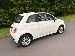 Used 2015 Fiat 500 Lounge White - Interior and Exterior details 8
