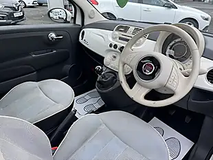 Used 2015 Fiat 500 Lounge White - Interior and Exterior details 12