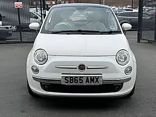 Used 2015 Fiat 500 Lounge White - Interior and Exterior details 2