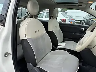 Used 2015 Fiat 500 Lounge White - Interior and Exterior details 9