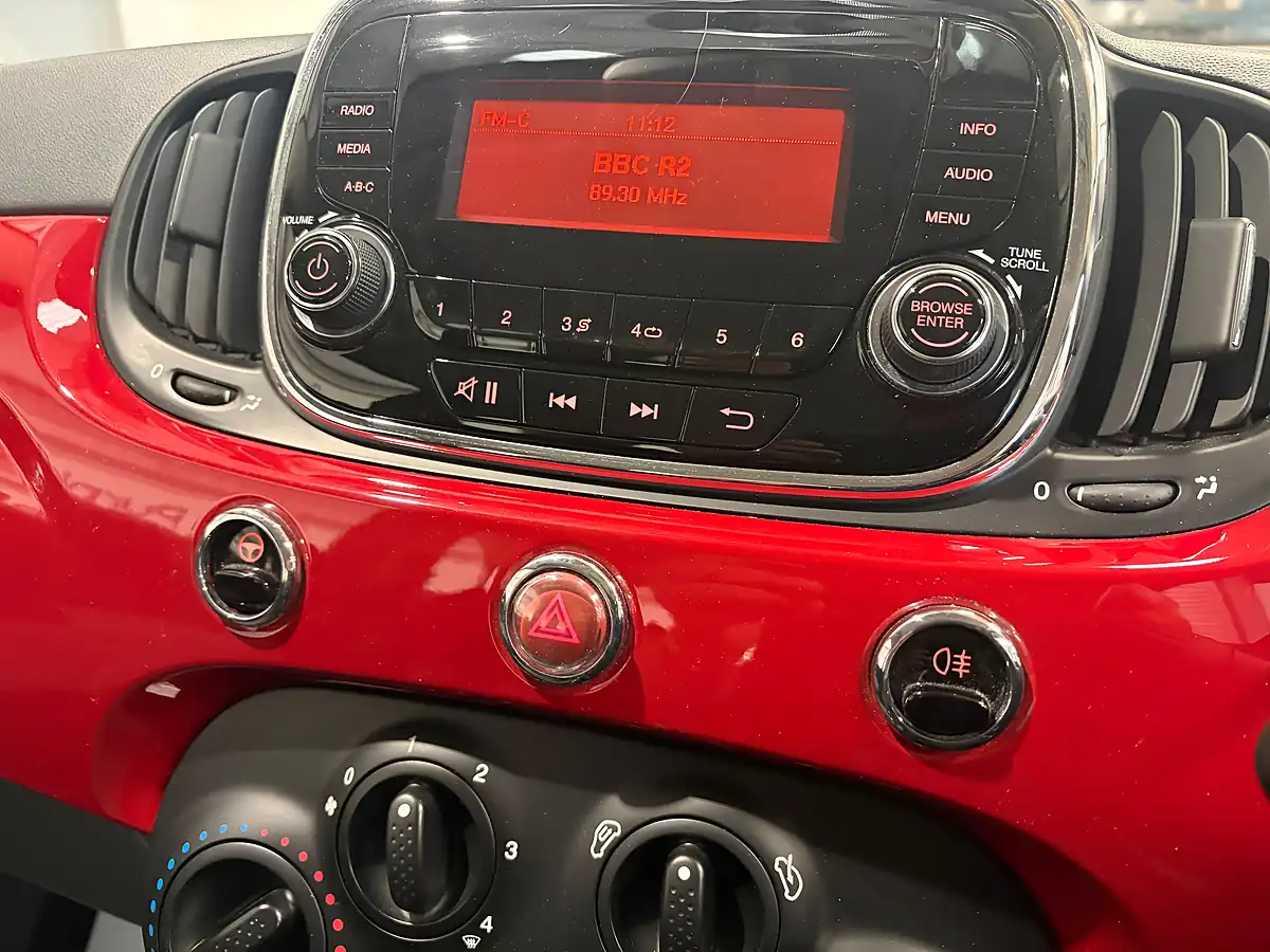 Used 2015 Fiat 500 Pop Red - Interior and Exterior details 13