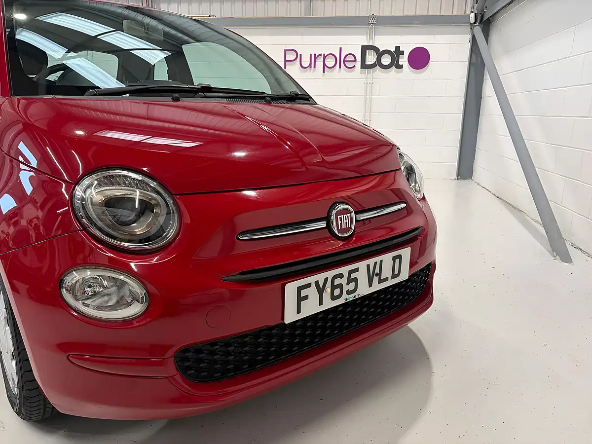 Used 2015 Fiat 500 Pop Red - Interior and Exterior details 2
