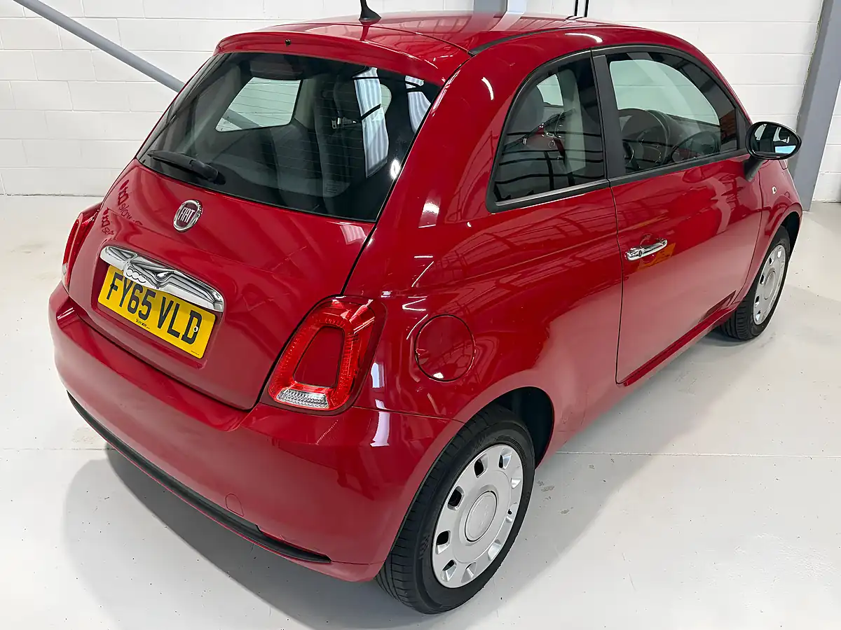 Used 2015 Fiat 500 Pop Red - Interior and Exterior details 6