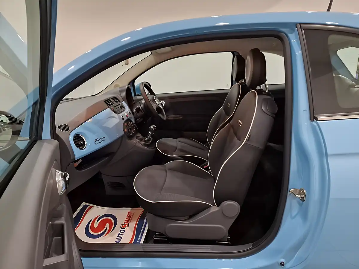 Used 2015 Fiat 500 Pop Star Blue - Interior and Exterior details 13