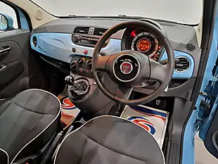 Used 2015 Fiat 500 Pop Star Blue - Interior and Exterior details 18