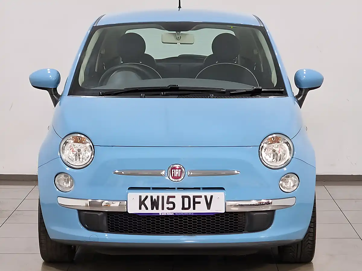 Used 2015 Fiat 500 Pop Star Blue - Interior and Exterior details 2