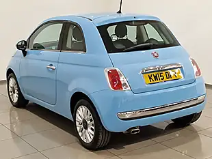 Used 2015 Fiat 500 Pop Star Blue - Interior and Exterior details 4