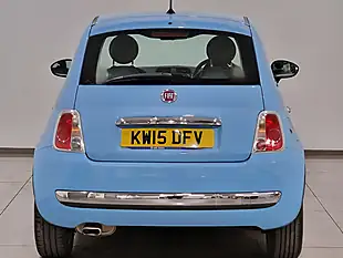 Used 2015 Fiat 500 Pop Star Blue - Interior and Exterior details 5