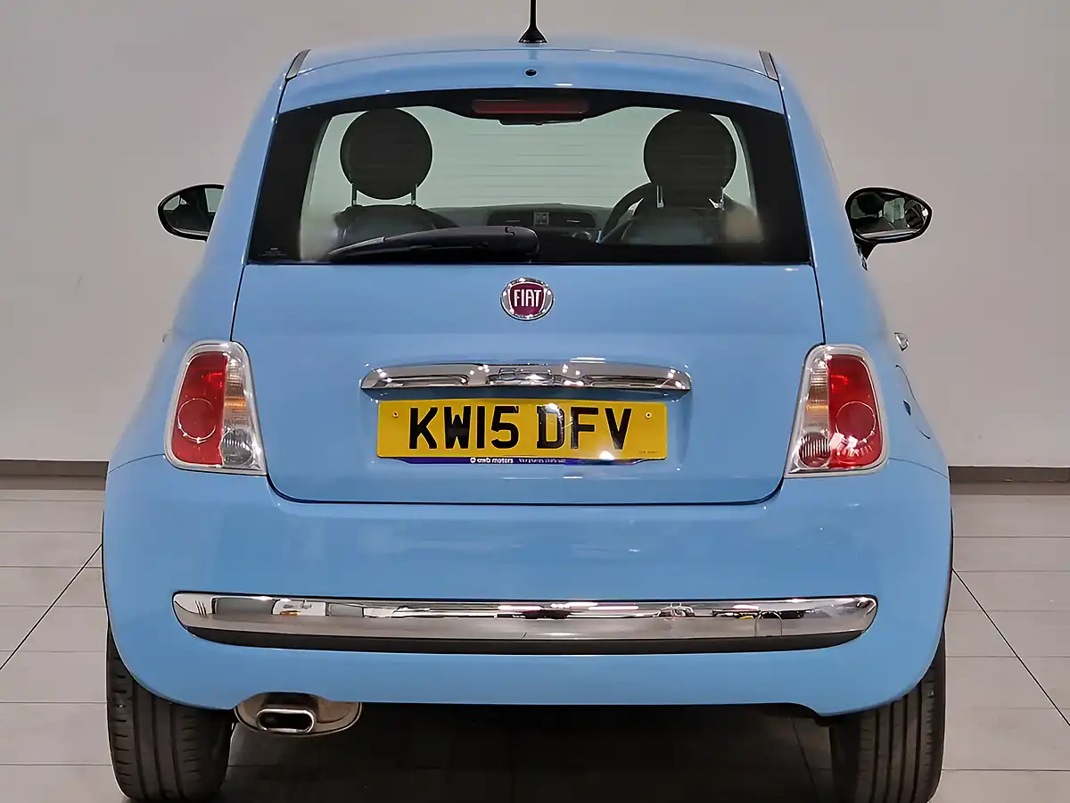 Used 2015 Fiat 500 Pop Star Blue - Interior and Exterior details 5