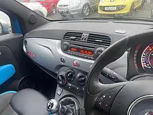 Used 2015 Fiat 500 S Blue - Interior and Exterior details 15