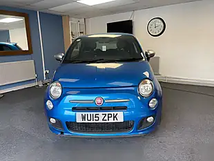 Used 2015 Fiat 500 S Blue - Interior and Exterior details 2