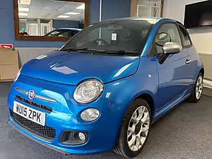 Used 2015 Fiat 500 S Blue - Interior and Exterior details 3
