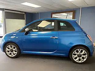 Used 2015 Fiat 500 S Blue - Interior and Exterior details 4