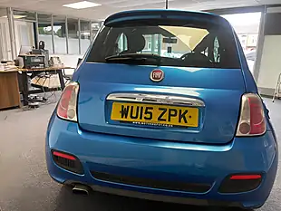 Used 2015 Fiat 500 S Blue - Interior and Exterior details 5