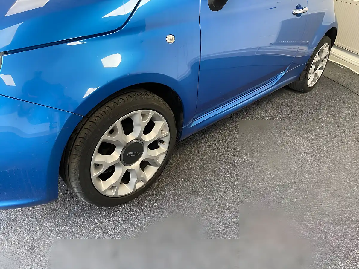 Used 2015 Fiat 500 S Blue - Interior and Exterior details 9