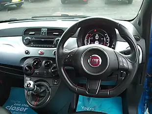 Used 2015 Fiat 500 S Blue - Interior and Exterior details 12
