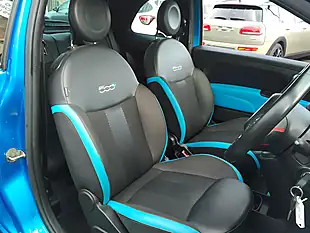 Used 2015 Fiat 500 S Blue - Interior and Exterior details 13