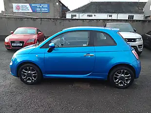 Used 2015 Fiat 500 S Blue - Interior and Exterior details 2