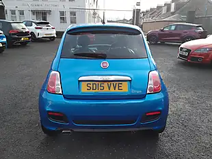 Used 2015 Fiat 500 S Blue - Interior and Exterior details 4