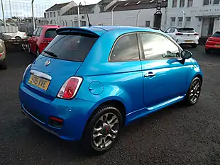 Used 2015 Fiat 500 S Blue - Interior and Exterior details 5