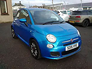 Used 2015 Fiat 500 S Blue - Interior and Exterior details 8
