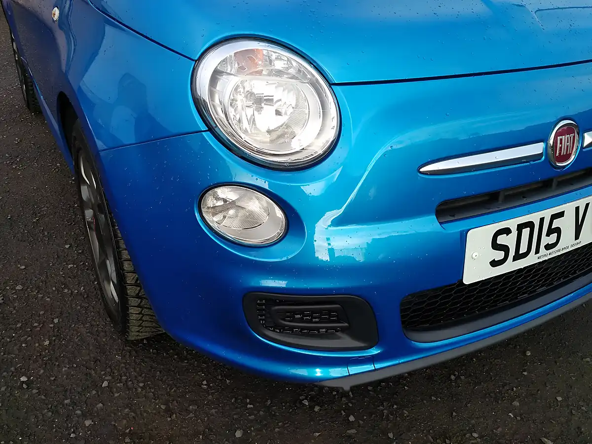 Used 2015 Fiat 500 S Blue - Interior and Exterior details 9