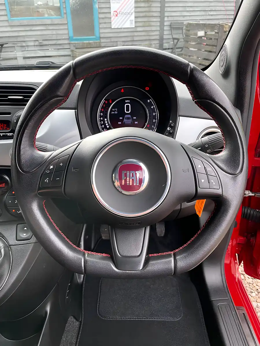 Used 2015 Fiat 500 S Red - Interior and Exterior details 15