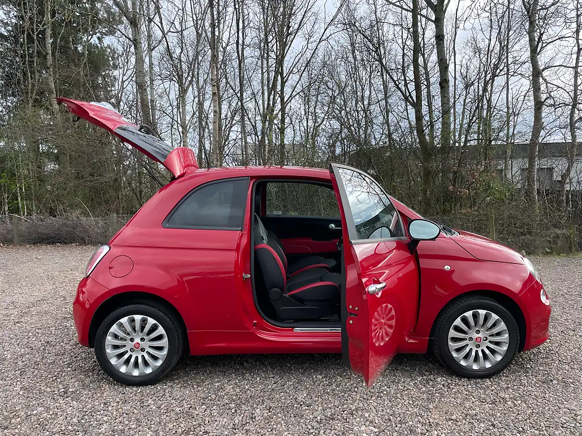 Used 2015 Fiat 500 S Red - Interior and Exterior details 7