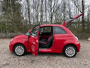 Used 2015 Fiat 500 S Red - Interior and Exterior details 8