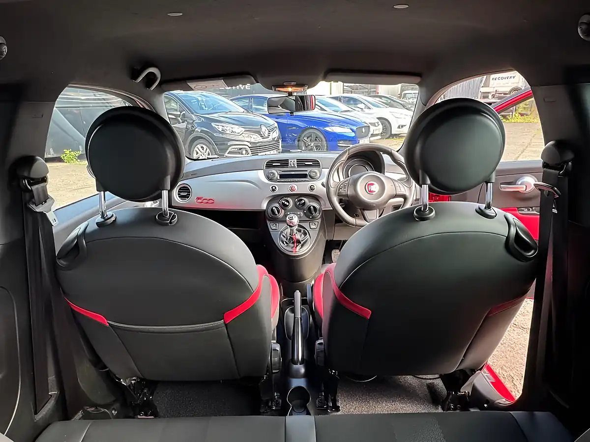 Used 2015 Fiat 500 S Red - Interior and Exterior details 11