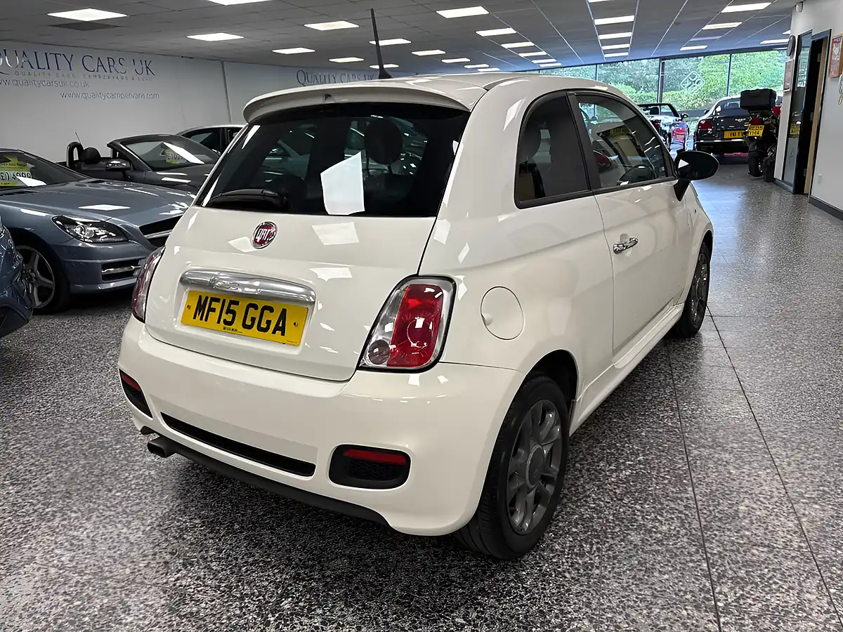 Used 2015 Fiat 500 S White - Interior and Exterior details 10