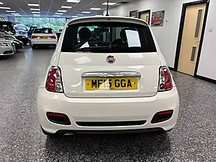 Used 2015 Fiat 500 S White - Interior and Exterior details 12