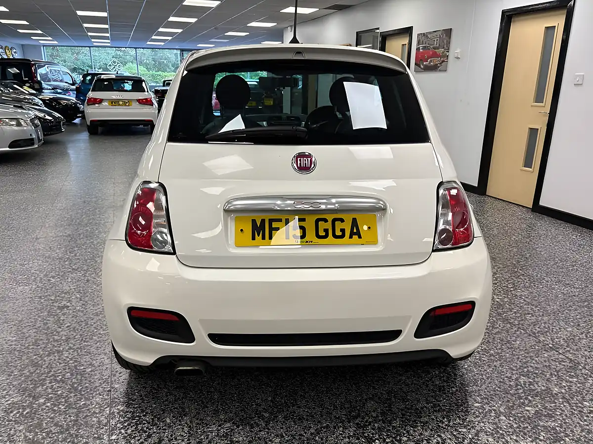 Used 2015 Fiat 500 S White - Interior and Exterior details 12