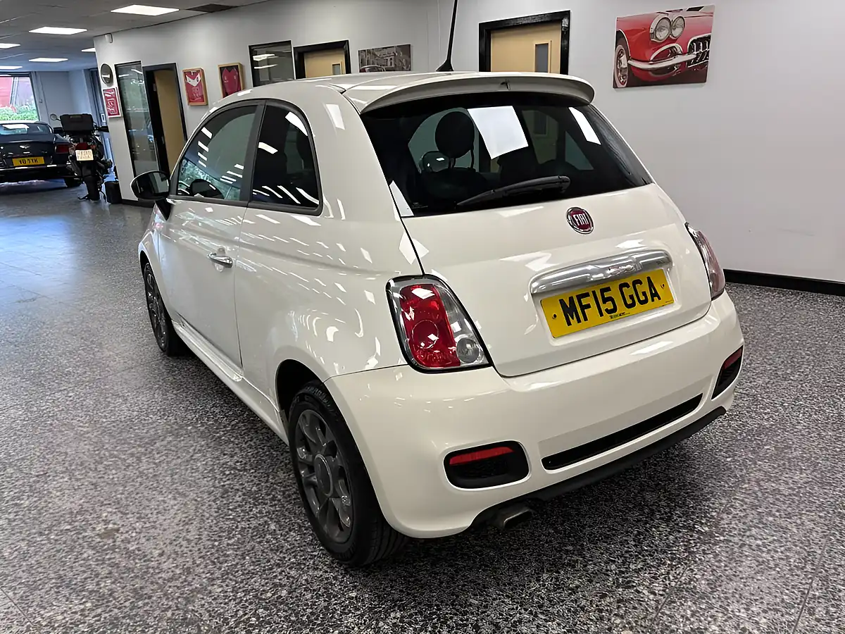 Used 2015 Fiat 500 S White - Interior and Exterior details 13