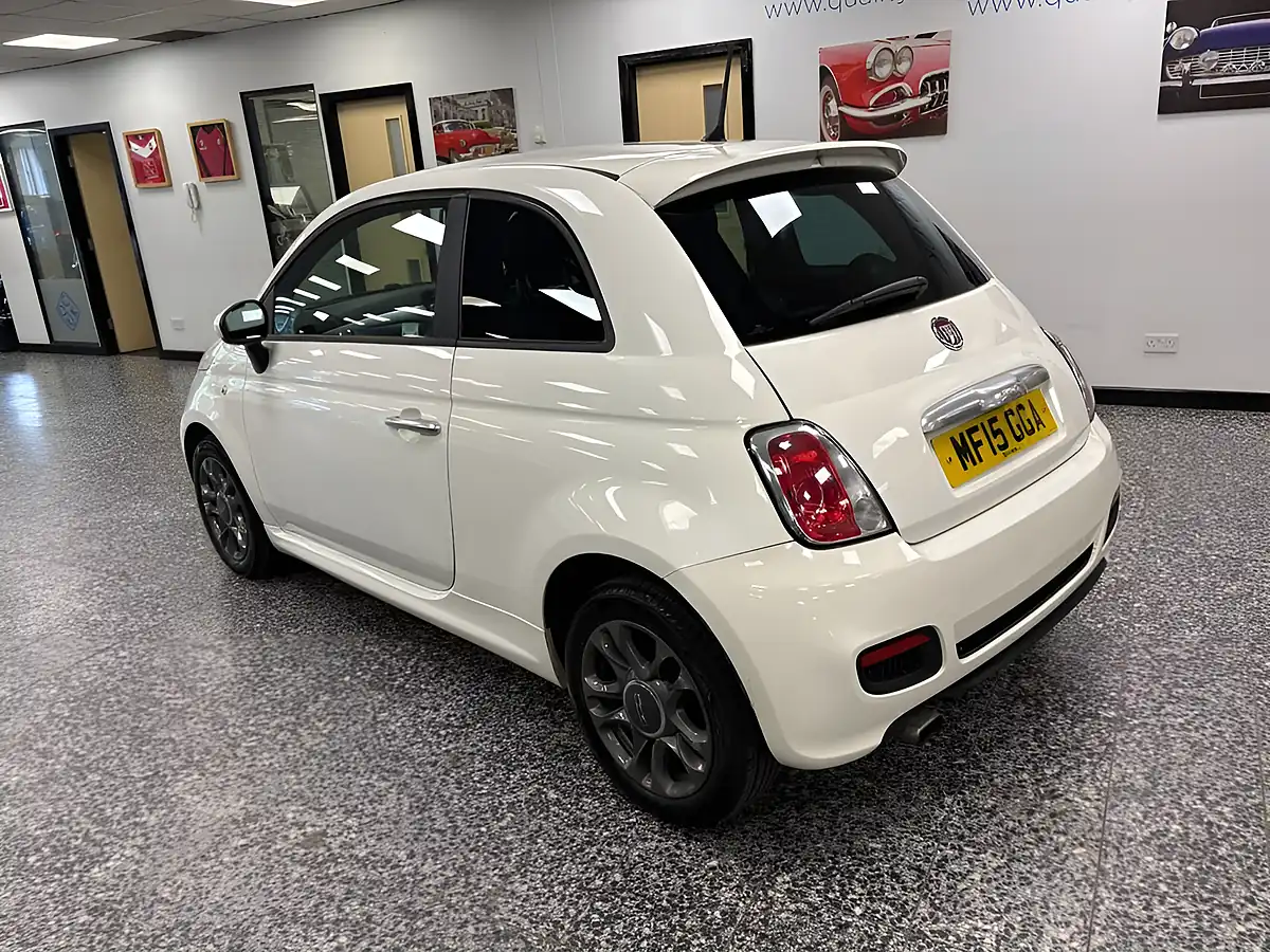 Used 2015 Fiat 500 S White - Interior and Exterior details 14