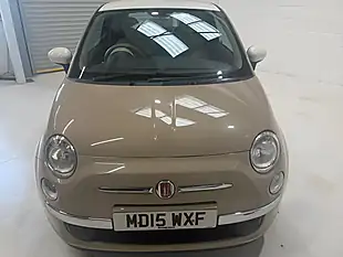 Used 2015 Fiat 500 Vintage 57 Brown - Interior and Exterior details 5
