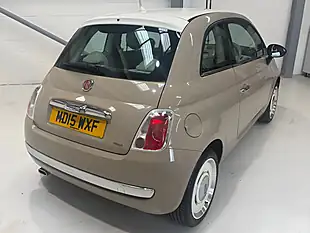 Used 2015 Fiat 500 Vintage 57 Brown - Interior and Exterior details 8