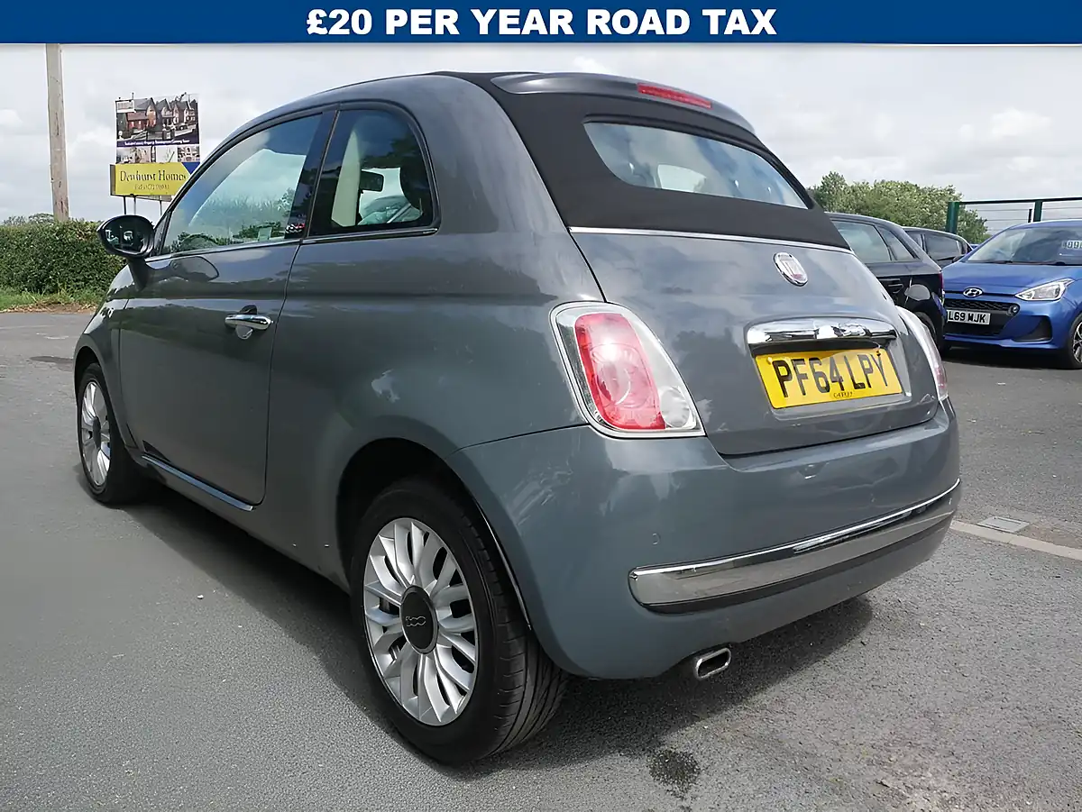 Used 2015 Fiat 500c Lounge Grey - Interior and Exterior details 2