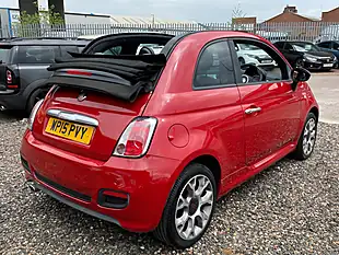 Used 2015 Fiat 500C S Red - Interior and Exterior details 10